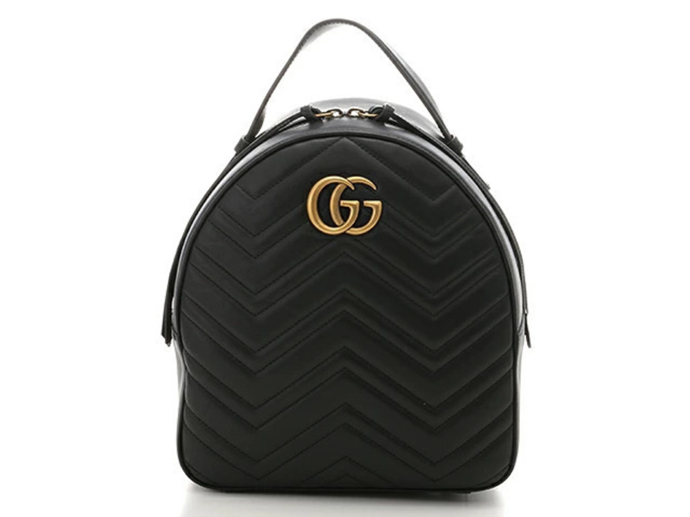 Gucci Bag Backpack GG Marmont Quilted Leather